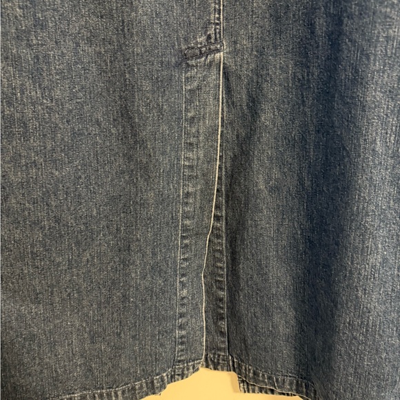 Vintage 90s Nordstrom Cotton Denim Duster Jacket - Picture 7 of 7